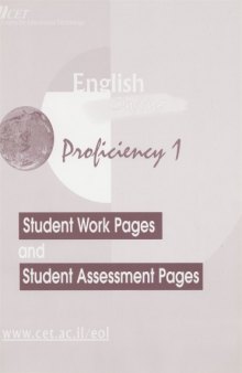 English Online: Student Work Pages and Assessment Pages, Proficiency 1 