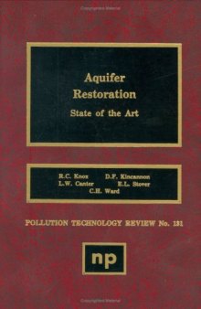 Aquifer Restoration: State of the Art (Pollution Technology Review)