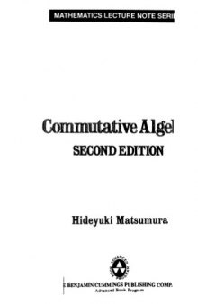 Commutative algebra