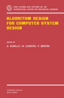 Algorithm Design for Computer System Design