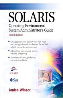 Solaris Operating Environment. System Administrator's Guide