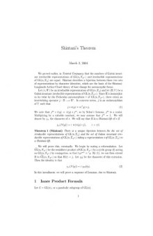 Shintani's Theorem