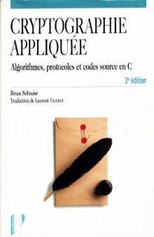 Cryptographie appliquee  French