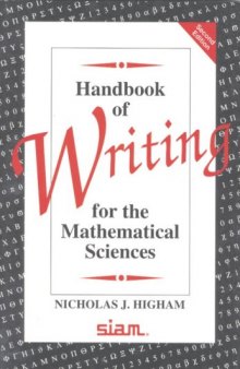 Handbook of Writing for the Mathematical Sciences (2nd Edition)  