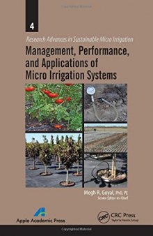 Management, Performance, and Applications of Micro Irrigation Systems