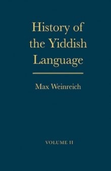 History of the Yiddish Language