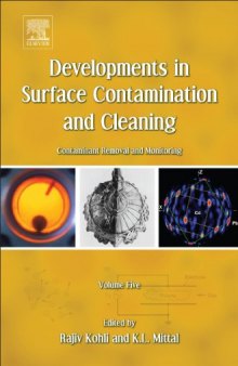 Developments in Surface Contamination and Cleaning: Contaminant Removal and Monitoring