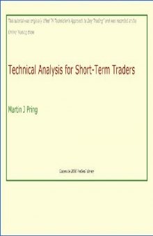 Technical Analysis For Short-Term Traders