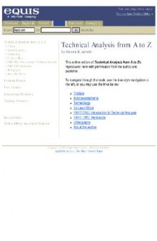 Technical Analysis From A To Z