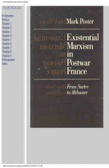 Existential Marxism in postwar France: From Sartre to Althusser