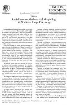 Pattern Recognition, Volume 33, Issue 6, Pages 875-1117 (June 2000) issue 06