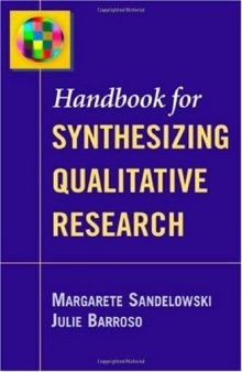 Handbook  for Synthesizing Qualitative Research