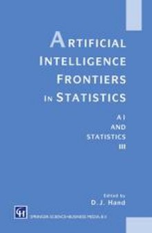 Artificial Intelligence Frontiers in Statistics: AI and statistics III