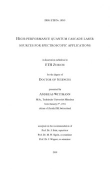 High-performance quantum cascade laser sources for spectroscopic applications