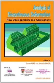 Analysis of Discontinuous Deformation New Developments and Applications  