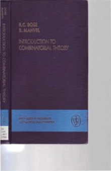 Introduction to Combinatorial Theory (Wiley Series in Probability and Statistics)