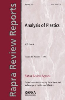 Analysis of Plastics, Vol. 13 (2002)(en)(160s)