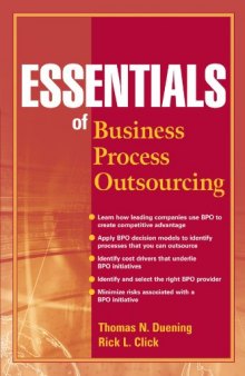 Essentials of Business Process Outsourcing (Essentials Series)