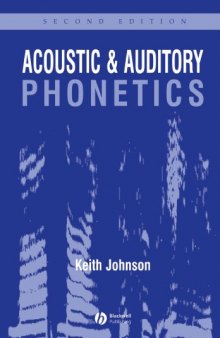 Acoustic and auditory phonetics