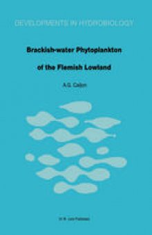 Brackish-water phytoplankton of the Flemish lowland