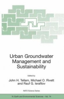 Urban Groundwater Management and Sustainability (NATO Science Series: IV: Earth and Environmental Sciences)