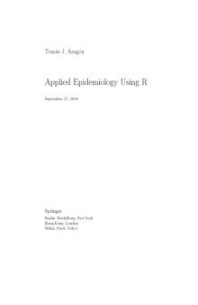Applied Epidemiology Using R