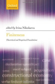 Finiteness: Theoretical and Empirical Foundations (Oxford Linguistics)