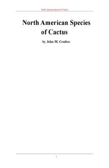North American species of cactus