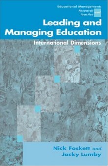 Leading and Managing Education: International Dimensions (Centre for Educational Leadership & Management)