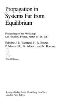 Propagation in systems far from equilibrium