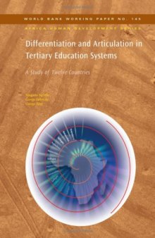 Differentiation and Articulation in Tertiary Education Systems: A Study of Twelve Countries 