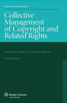 Collective Management of Copyright and Related Rights 2nd Edition
