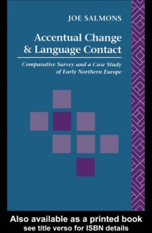 Accentual Change and Language Contact: A Comparative Survey and a Case Study of Northern Europe