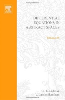 Differential Equations in Abstract Spaces 