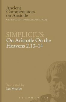 Simplicius : on Aristotle on the heavens 2.10-14