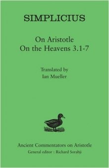Simplicius : on Aristotle on the heavens 3.1-7