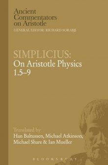 Simplicius : on Aristotle physics 1.5-9