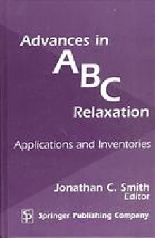Advances in relaxation research : applications  inventories