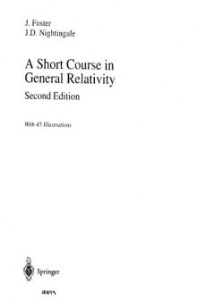 A Short Course in General Relativity