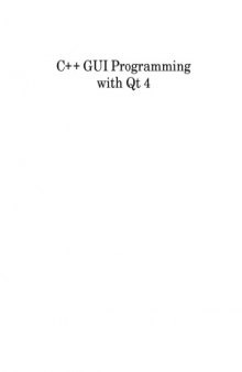 C++ GUI Programming with Qt 4