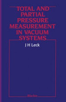 Total and Partial Pressure Measurement in Vacuum Systems