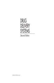 Drug Delivery Systems, Second Edition (Pharmacology and Toxicology: Basic and Clinical Aspects)