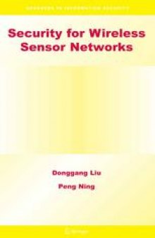 Security for Wireless Sensor Networks