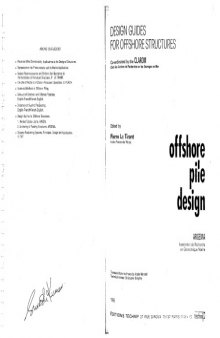Offshore pile design