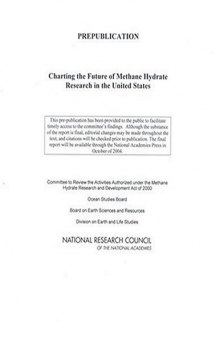 Charting the Future of Methane Hydrate Research in the United States  