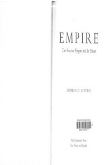 Empire; The Russian Empire and Its Rivals
