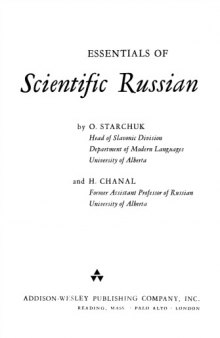 Essentials of Scientific Russian 