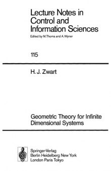 Geometric Theory for Infinite Dimensional Systems
