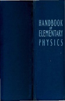 Handbook of Elementary Physics (Russian Monographsand Texts on the Physical Sciences)
