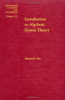 Introduction to algebraic system theory